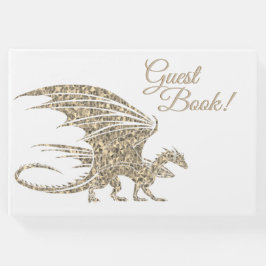 Geweldige Golden Mosaic Dragon Gastenboek