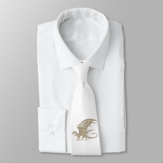 Geweldige Golden Mosaic Dragon Stropdas (Gebonden)