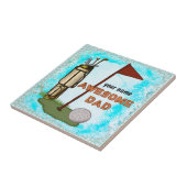 Geweldige Golf Pa Tegeltje (Zijkant)