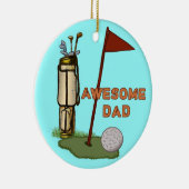 Geweldige Golf Papa ornament (Rechts)