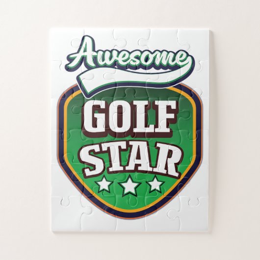 Geweldige Golf Ster  Legpuzzel (Verticaal)