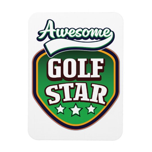 Geweldige Golf Ster  Magneet (Verticaal)