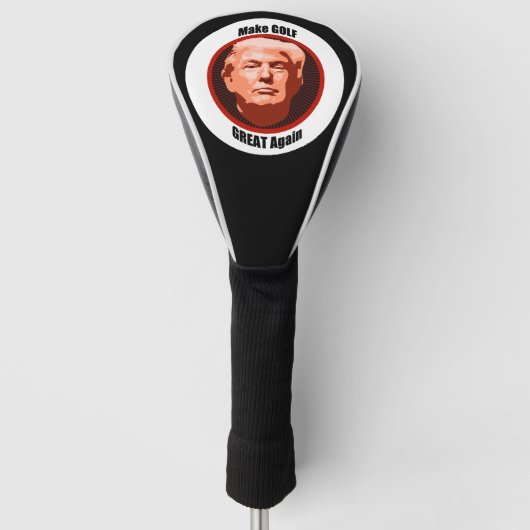Geweldige Golf Trump Golfheadcover (Voorkant)