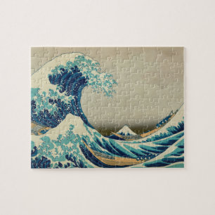 Geweldige golf van Kanagawa en Japanse kunst /Japa Legpuzzel