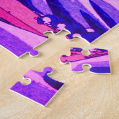 Geweldige golf van Kanagawa en Japanse kunst /Japa Legpuzzel (Zijkant)