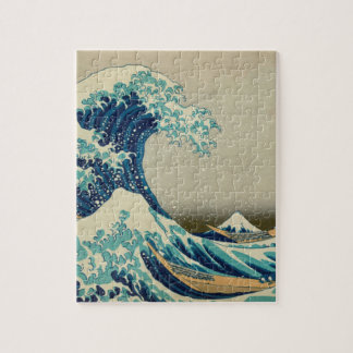 Geweldige golf van Kanagawa en Japanse kunst /Japa Legpuzzel