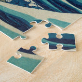 Geweldige golf van Kanagawa en Japanse kunst /Japa Legpuzzel (Zijkant)