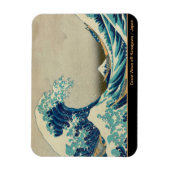 Geweldige golf van Kanagawa en Japanse kunst /Japa Magneet (Verticaal)
