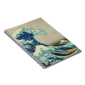 Geweldige golf van Kanagawa en Japanse kunst /Japa Notitieboek (Rechterzijde)