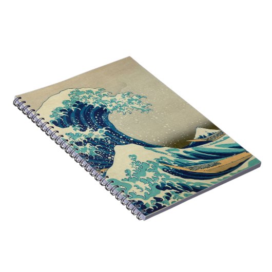 Geweldige golf van Kanagawa en Japanse kunst /Japa Notitieboek (Rechterzijde)