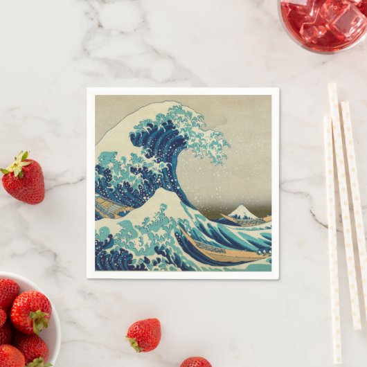 Geweldige golf van Kanagawa en Japanse kunst /Japa Servet (Insitu)