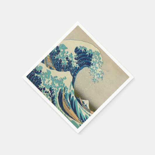Geweldige golf van Kanagawa en Japanse kunst /Japa Servet (Hoek)