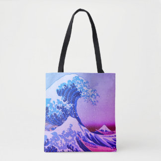 Geweldige golf van Kanagawa en Japanse kunst /Japa Tote Bag