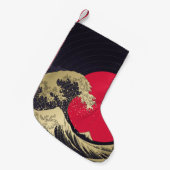"Geweldige golf van kanagawa". Hokusai, Japanse go Kleine Kerstsok (Voorkant (Hangend))