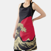 "Geweldige golf van kanagawa". Hokusai, Japanse go Schort (Insitu)