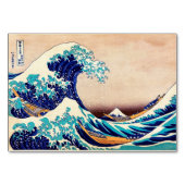 Geweldige golf van Kanagawa  Japanse afdrukkunst Kaart (Achterkant)