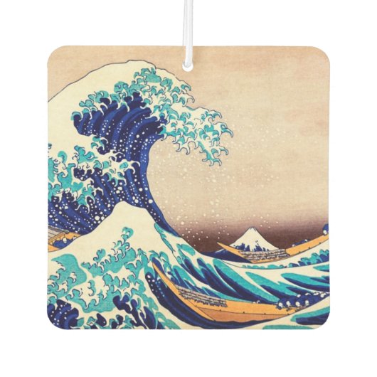 Geweldige golf van Kanagawa  Japanse afdrukkunst Luchtverfrisser (Voorkant)