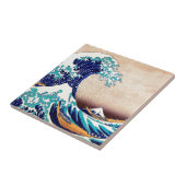 Geweldige golf van Kanagawa  Japanse afdrukkunst Tegeltje (Zijkant)