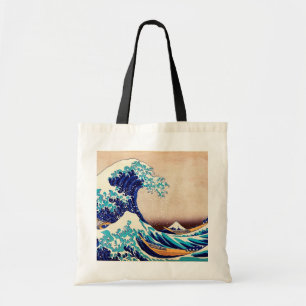 Geweldige golf van Kanagawa  Japanse afdrukkunst Tote Bag
