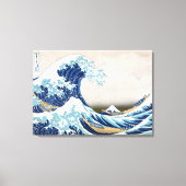 Geweldige golf van Kanagawa  Japanse boetes Canvas Afdruk (Voorkant)
