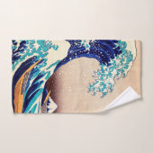 Geweldige golf van Kanagawa  Japanse kunst Bad Handdoek (Handdoek)