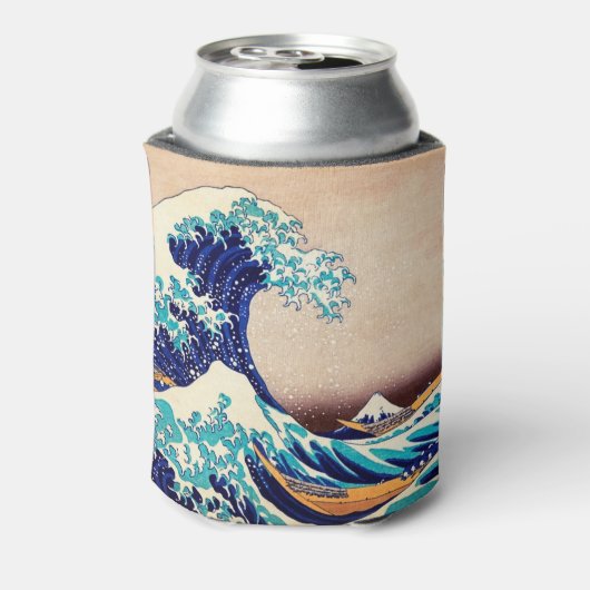 Geweldige golf van Kanagawa Japanse  kunst Blikjeskoeler (Blikje Achterkant)