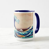Geweldige golf van Kanagawa Japanse  kunst Mok (Voorkant rechts)