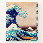 Geweldige golf van Kanagawa  Japanse kunst Notitieboek (Achterkant)