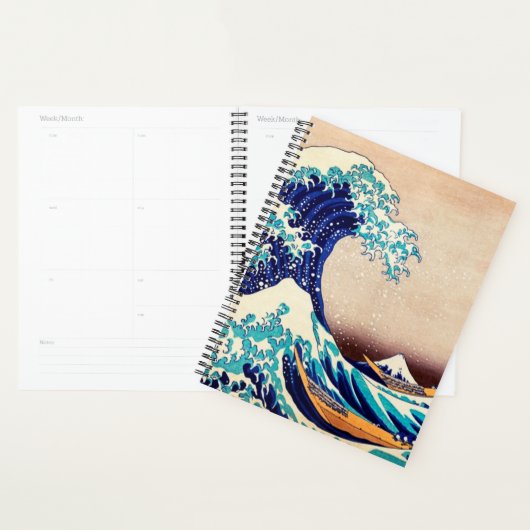 Geweldige golf van Kanagawa Japanse kunst Planner (Display)