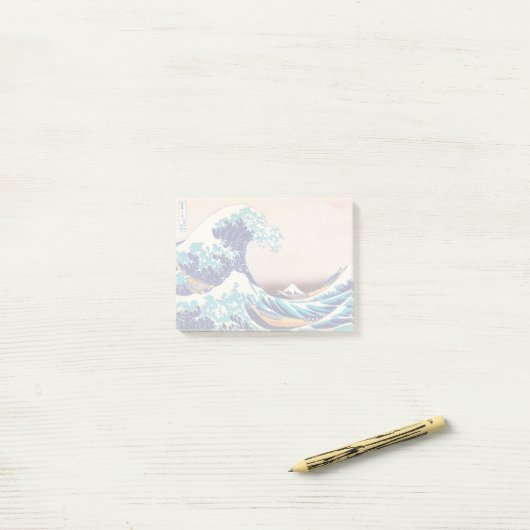 Geweldige golf van Kanagawa Japanse  kunst Post-it® Notes (Op bureau)