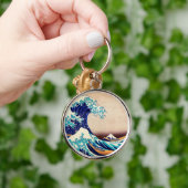 Geweldige golf van Kanagawa Japanse  kunst Sleutelhanger (Hand)