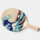 Geweldige golf van Kanagawa Japanse  kunst Tafeltennisbatje (Zijkant)