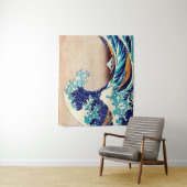 Geweldige golf van Kanagawa  Japanse kunst Wandkleed (In situ)