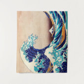 Geweldige golf van Kanagawa  Japanse kunst Wandkleed (Voorkant)