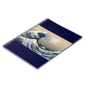 Geweldige golf van Kanagawa Oriental Fine Art Notitieboek (Linkerzijde)