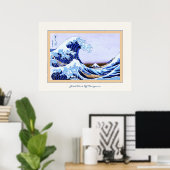 Geweldige golf van Kanagawa Poster (Thuiskantoor)