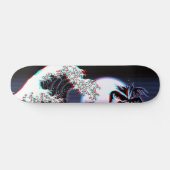 Geweldige golf van Kanagawa Vaporwave Persoonlijk Skateboard (Horizontaal)