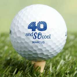 Geweldige golfballen voor je 40e verjaardag 40 jaa