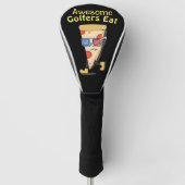 Geweldige Golfers Eat "Pizza" Golfheadcover (Voorkant)