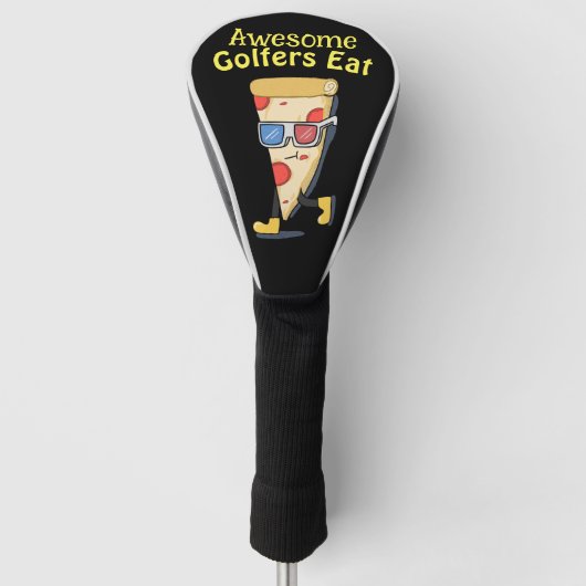 Geweldige Golfers Eat "Pizza" Golfheadcover (Voorkant)