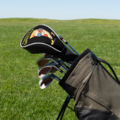 Geweldige Golfers Eat "Pizza" Golfheadcover (Insitu)