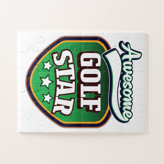 Geweldige golfster legpuzzel (Horizontaal)