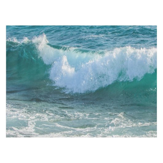 Geweldige Golfzee aan de kust van de zee Tafelkleed (Voorkant (Horizontaal))