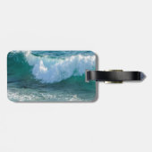 Geweldige Golfzee kust-zee-natuur Bagagelabel (Achterkant horizontaal)