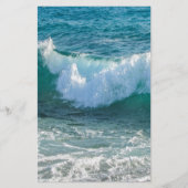 Geweldige Golfzee kust-zee-natuur Briefpapier (Voorkant)