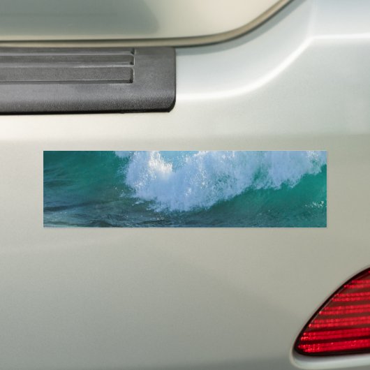 Geweldige Golfzee kust-zee-natuur Bumpersticker (Op auto)