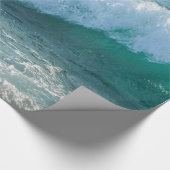 Geweldige Golfzee kust-zee-natuur Cadeaupapier (Hoek)