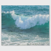 Geweldige Golfzee kust-zee-natuur Cadeaupapier (Vlak)