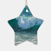 Geweldige Golfzee kust-zee-natuur Keramisch Ornament (Rechts)