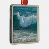 Geweldige Golfzee kust-zee-natuur Metalen Ornament (Rechts)